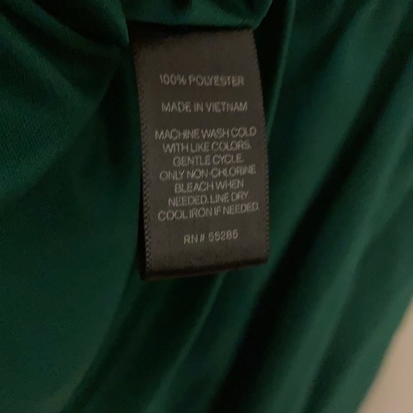 Express Green Open Back Dress - Picture 5 of 5